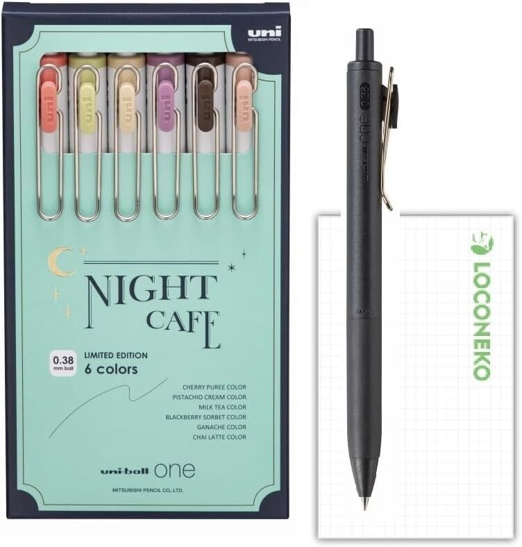 Mitsubishi Pencil Uni-Ball One Limited Edition Night Cafe Color 0.38mm