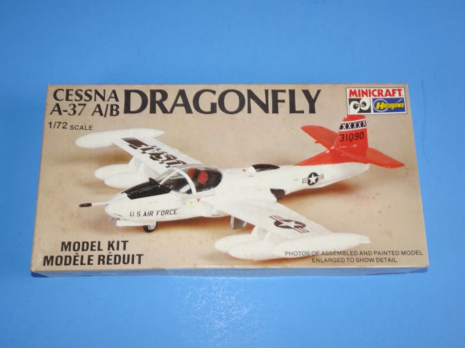 MINICRAFT #1036 CESSNA A-37 A/B DRAGONFLY 1/72 SCALE.