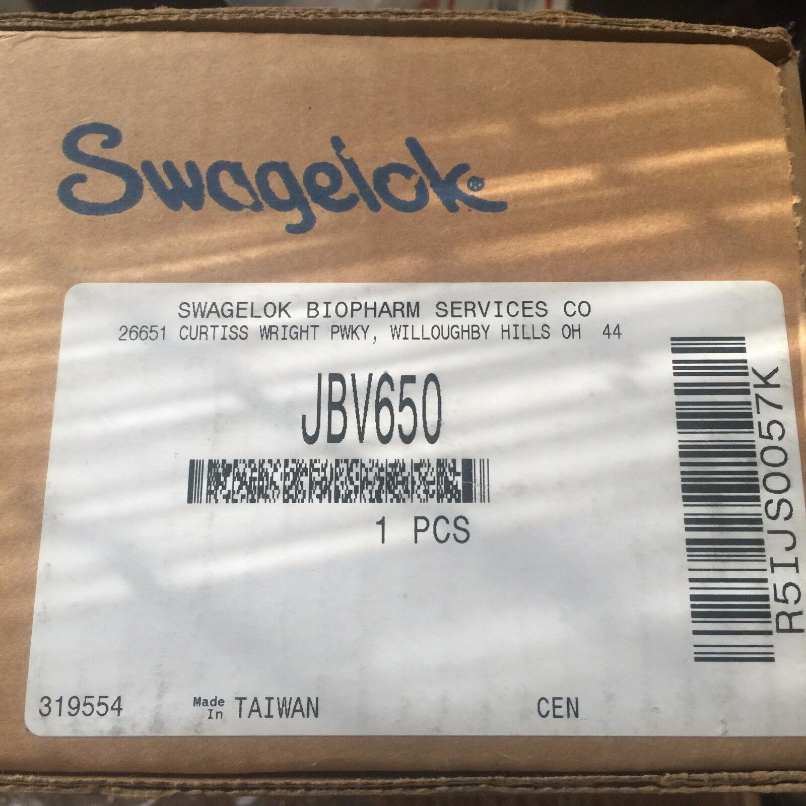 Swagelok JBV650 Stainless Steel 1/2\