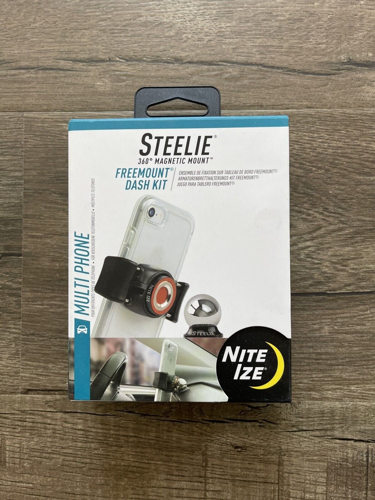 Nite Ize Steelie 360 Magnetic Mount Freemount Dash Kit - Brand New (STFD-01-R8)