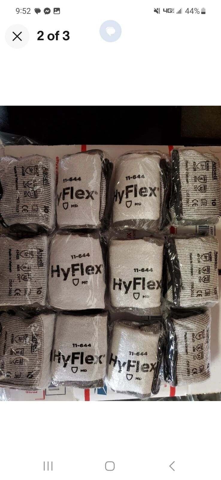 Ansell Hyflex Size 10, 12 Pair