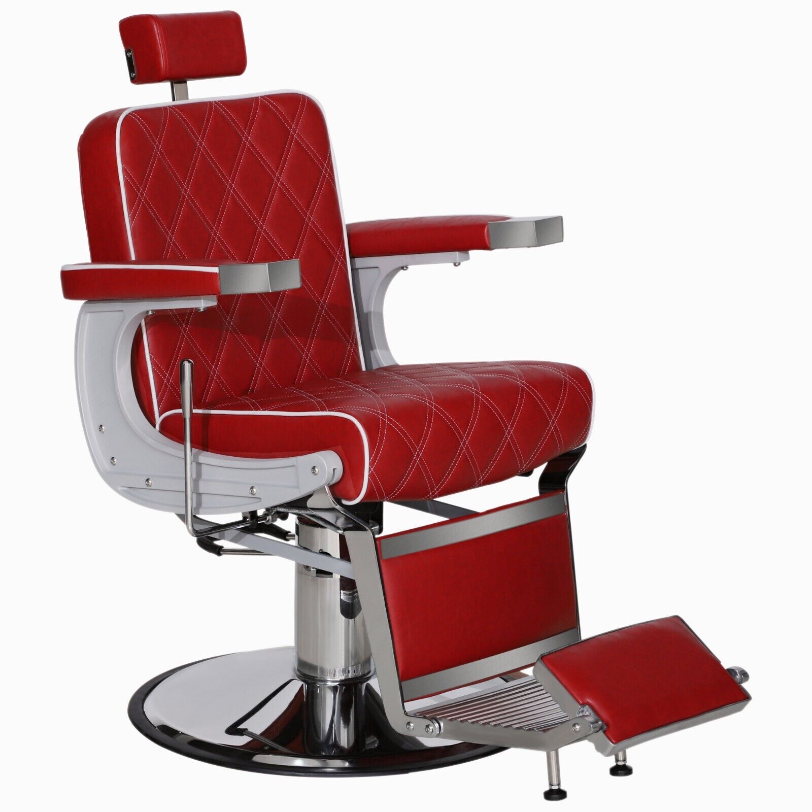BarberPub Vintage Barber Chair Hydraulic Recline Salon Spa Styling Equipment3825