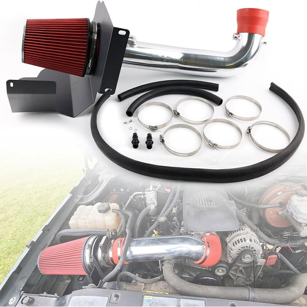 Cold Air Intake Kit +Filter for 2014-19 Chevy Silverado GMC 1500 5.3L/6.2L V8