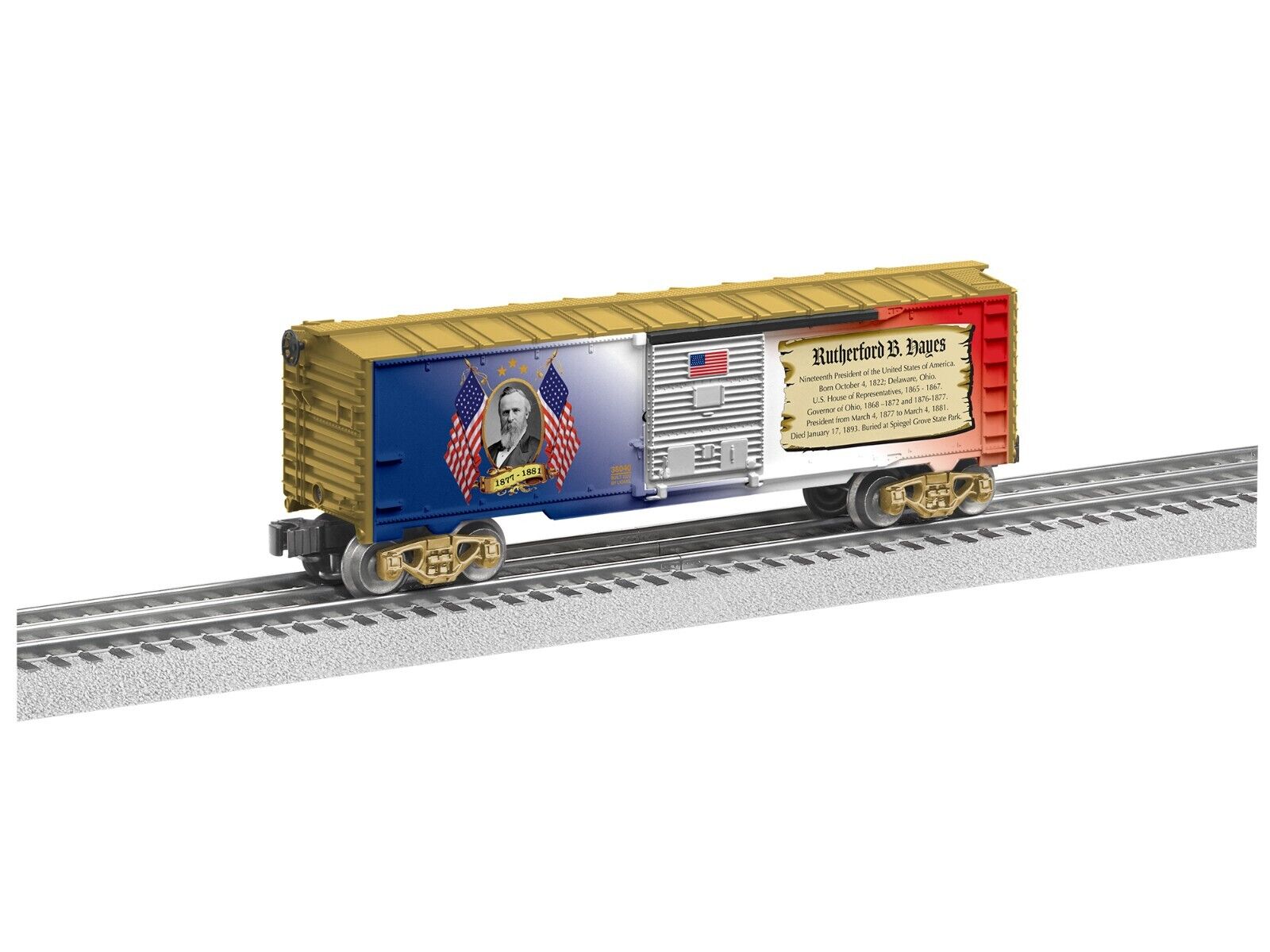 O-Gauge - Lionel - Rutherford B Hayes Presidential Boxcar