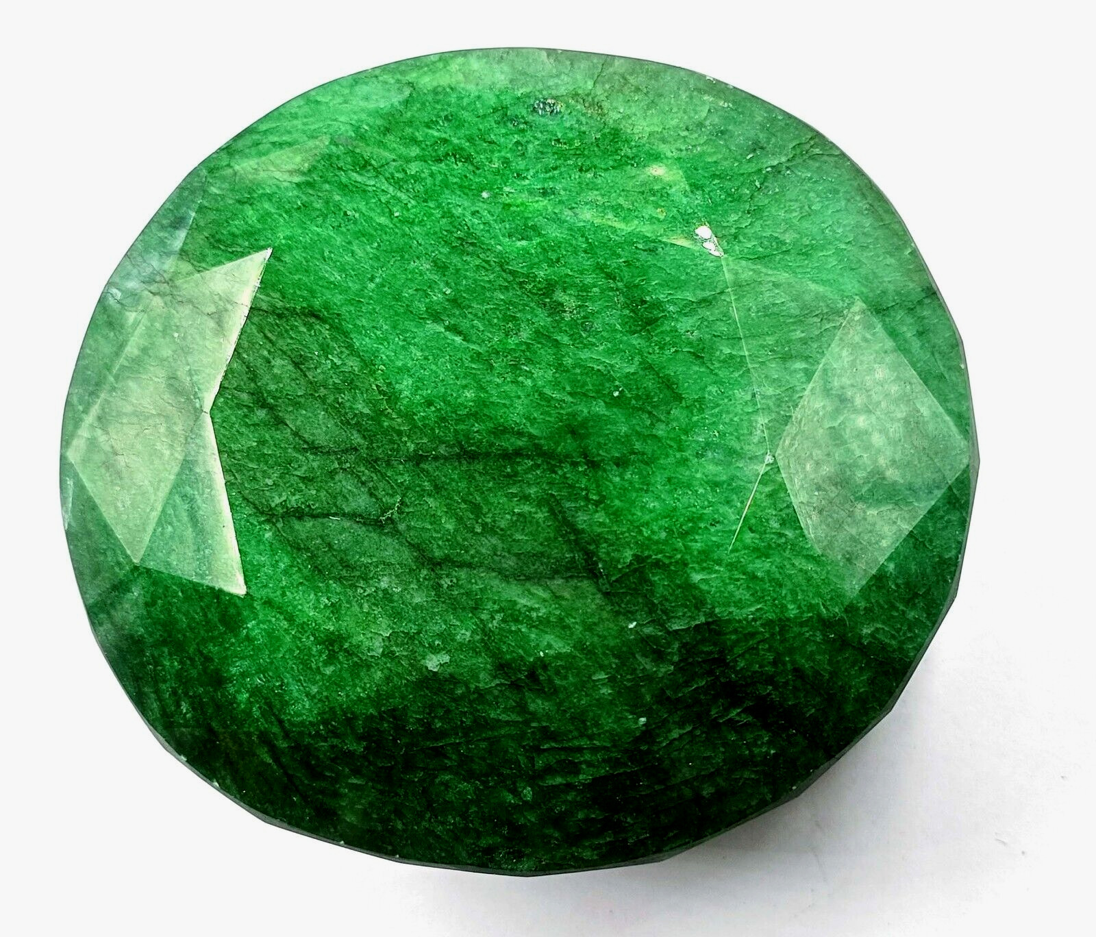 2000 Ct A One Quality Natural Green Emerald Oval Cut Certified Gemstone OMS