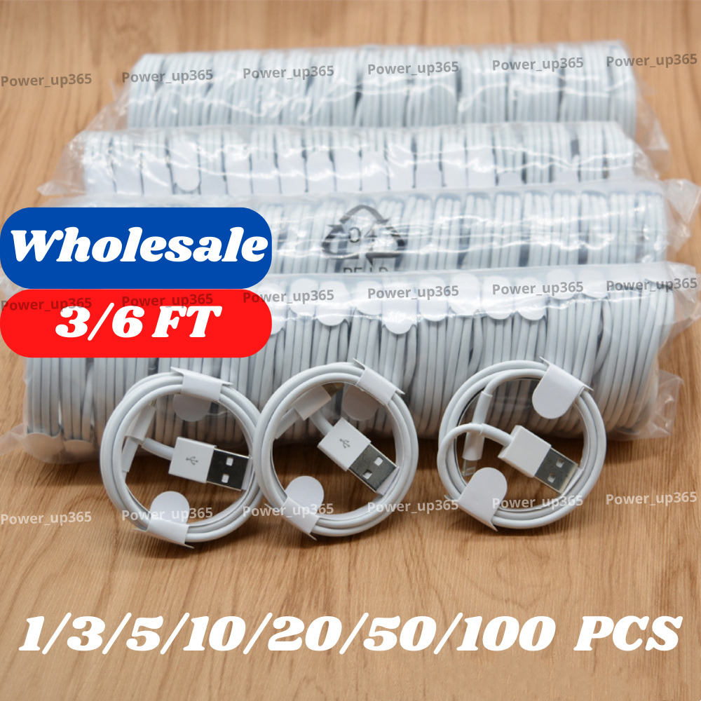 For Apple iPhone 5 6 7 8 SE X XR XS 11 12 13 14 USB Cable Charger Cord Wholesale