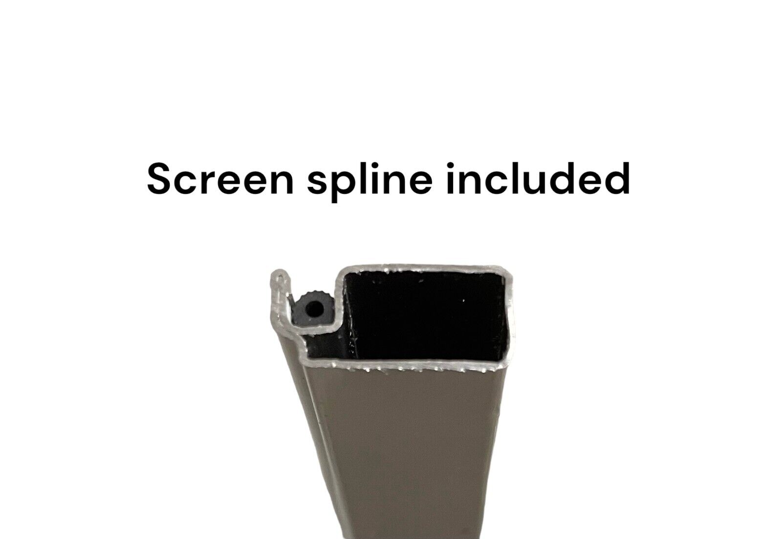 Aluminum Screen Frame – 5/16 x 3/4 x 72 In. 25 Pcs -White Finish – Build or R...