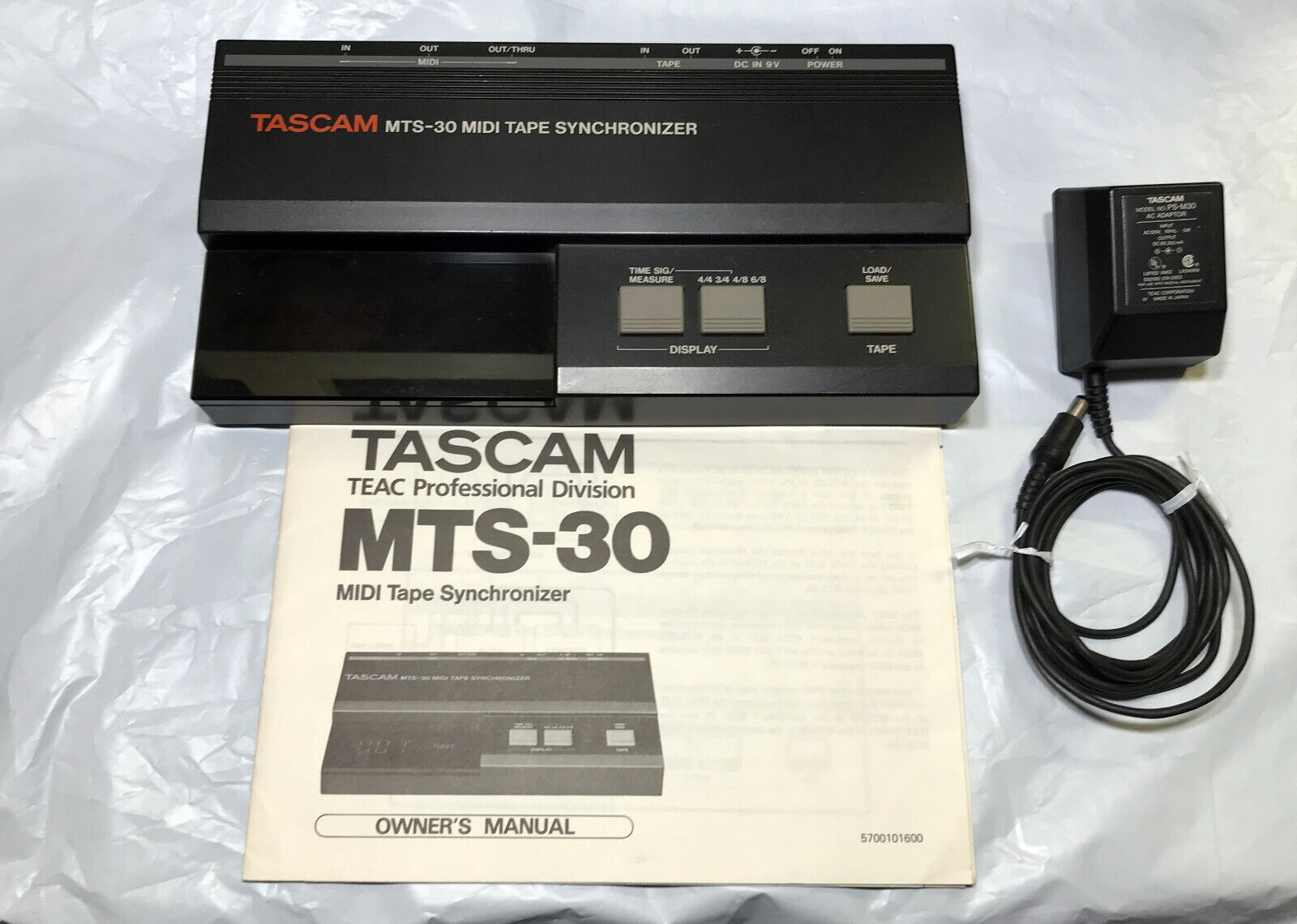 Tascam Model MTS-30 MIDI Tape Synchronizer -WORKING- vintage
