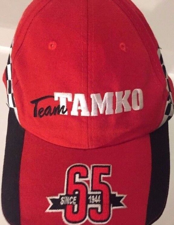Team Tamko  Baseball Hat 65th Anniversary Checkered Flag Cap Adjustable  USA