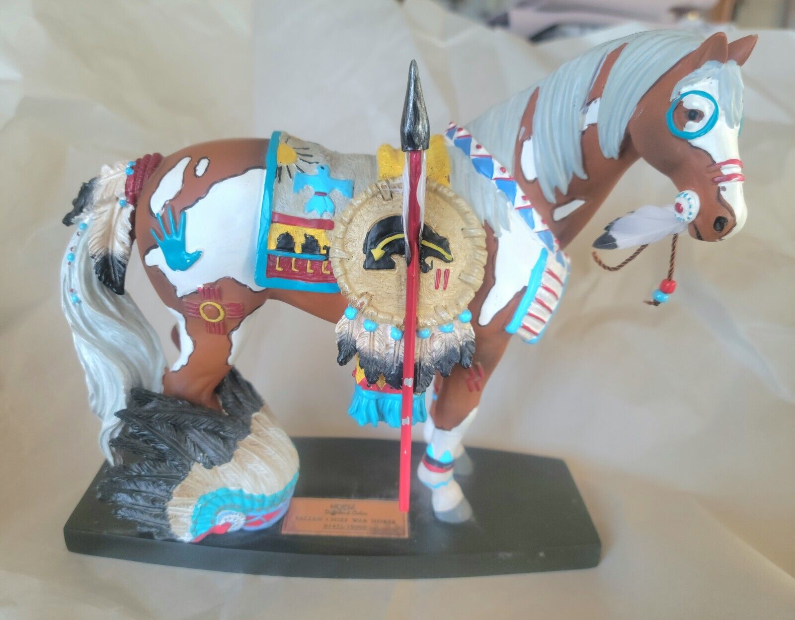 Horse of a Different Color Fallen Chief War Horse Westland Giftware Figure