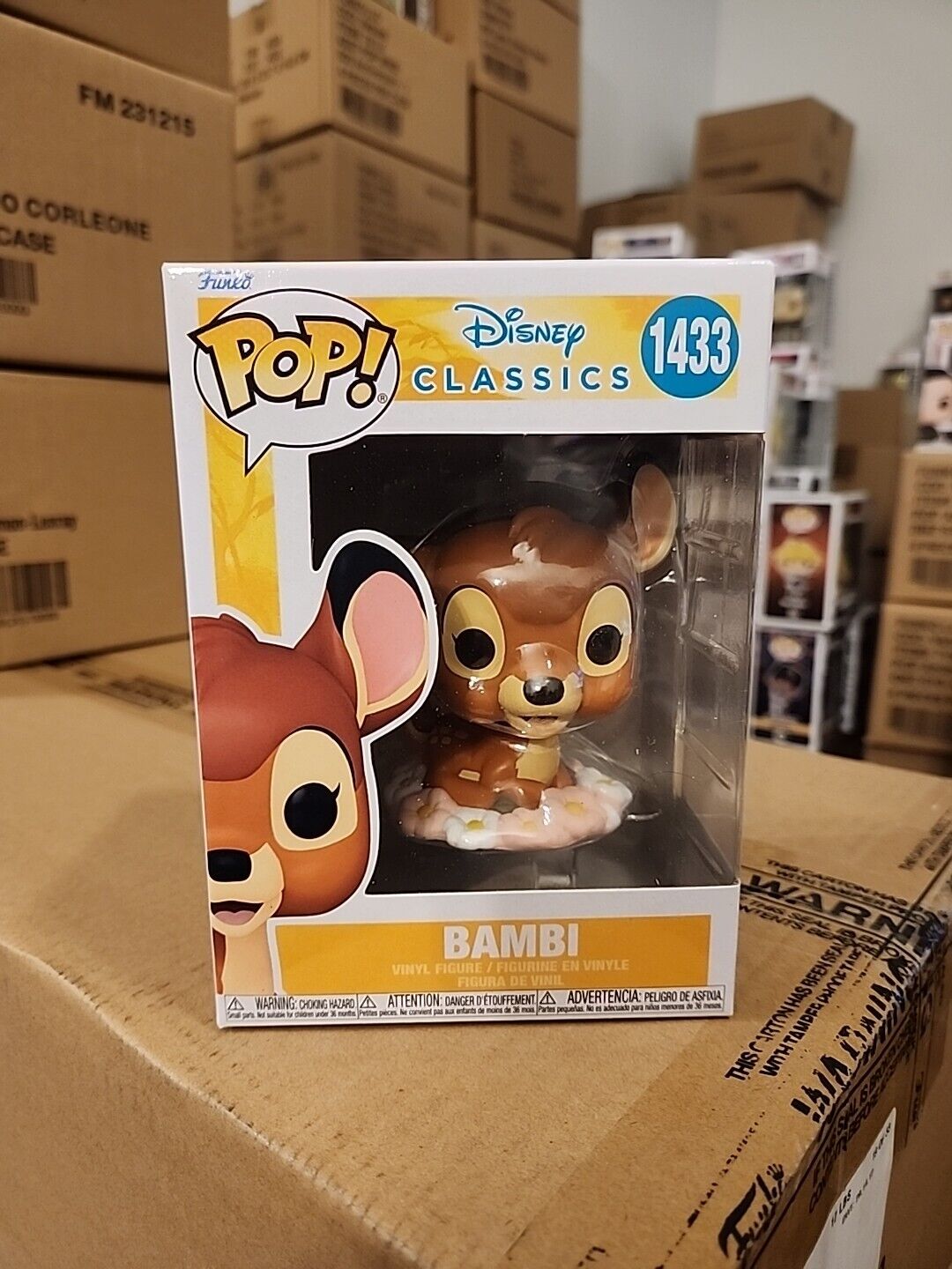 Funko Pop Vinyl: Disney - Bambi #1433 -The Classic Disney Movie - Bambi - Mint