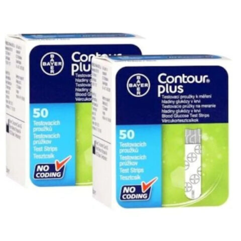 Bayer Contour Plus Blood Glucose Test Strips Code FREE EXPRESS SHIPPING EXP:2025