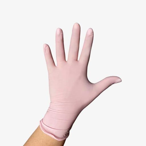 Up to 500 Perfect Touch Dental, Medical Latex Gloves,Cherry Flavored,Pink,XS,S,M