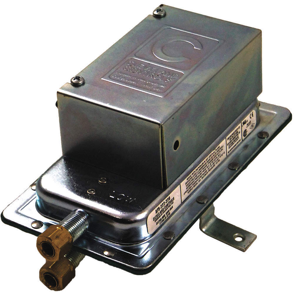 TJERNLUND PS2501 Air Pressure Switch,Adjustable,SPDT,Auto 14U189