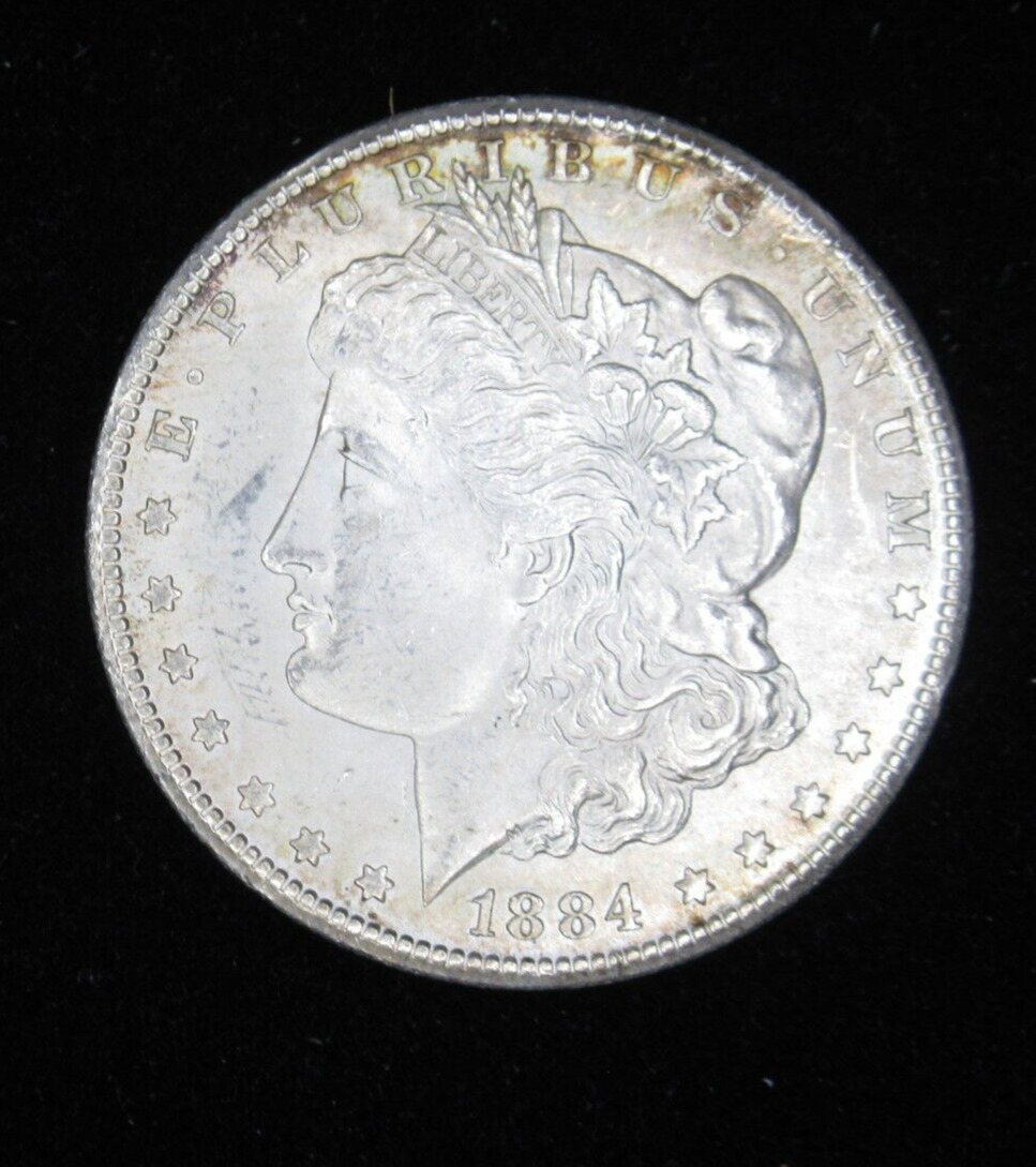 1884 CC Morgan Dollar, BU/BU+ reverse, Very Nice (BD)