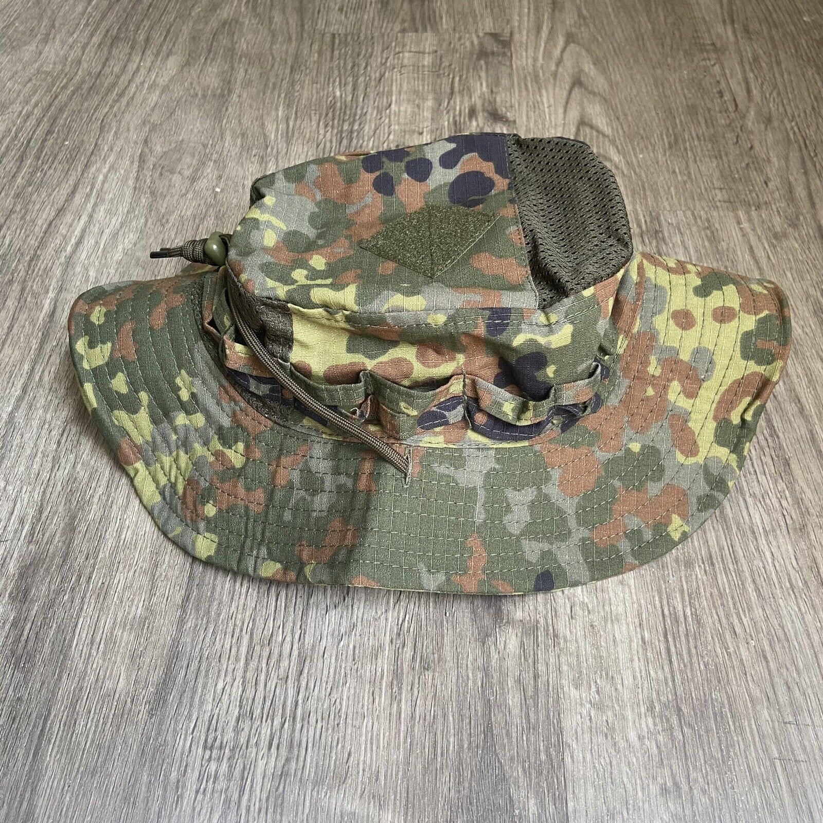 Flecktarn German Military UX PRO Summer Tactical Vented Boonie Hat NIR Compliant