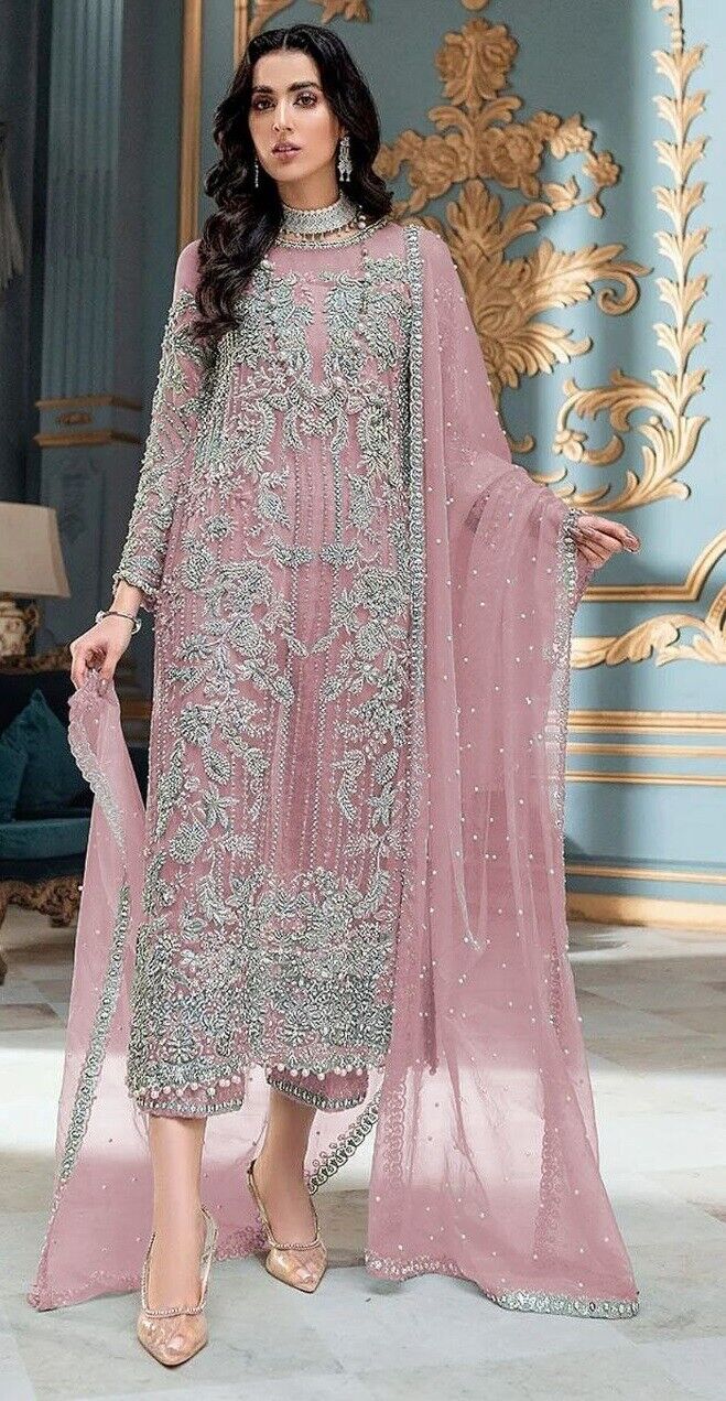 Dress Bollywood Designer Salwar kameez Wear Pakistani Indian Wedding Party Suit