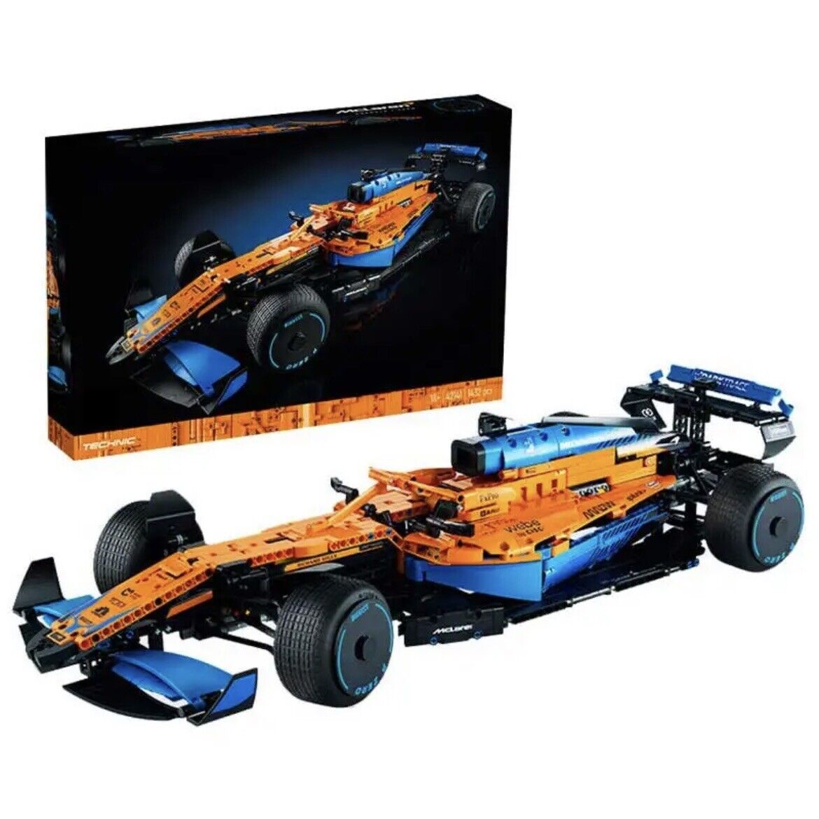 1432 Pcs Brick Works McLaren Formula F1  Racing Sports Car Legos Toy
