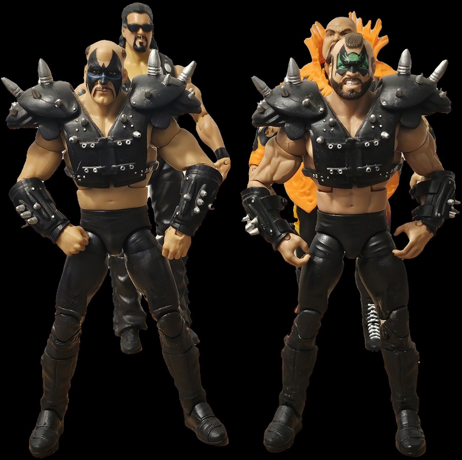 Mattel WWE Elite Legends 1 - Road Warriors Hawk And Animal Legion of Doom