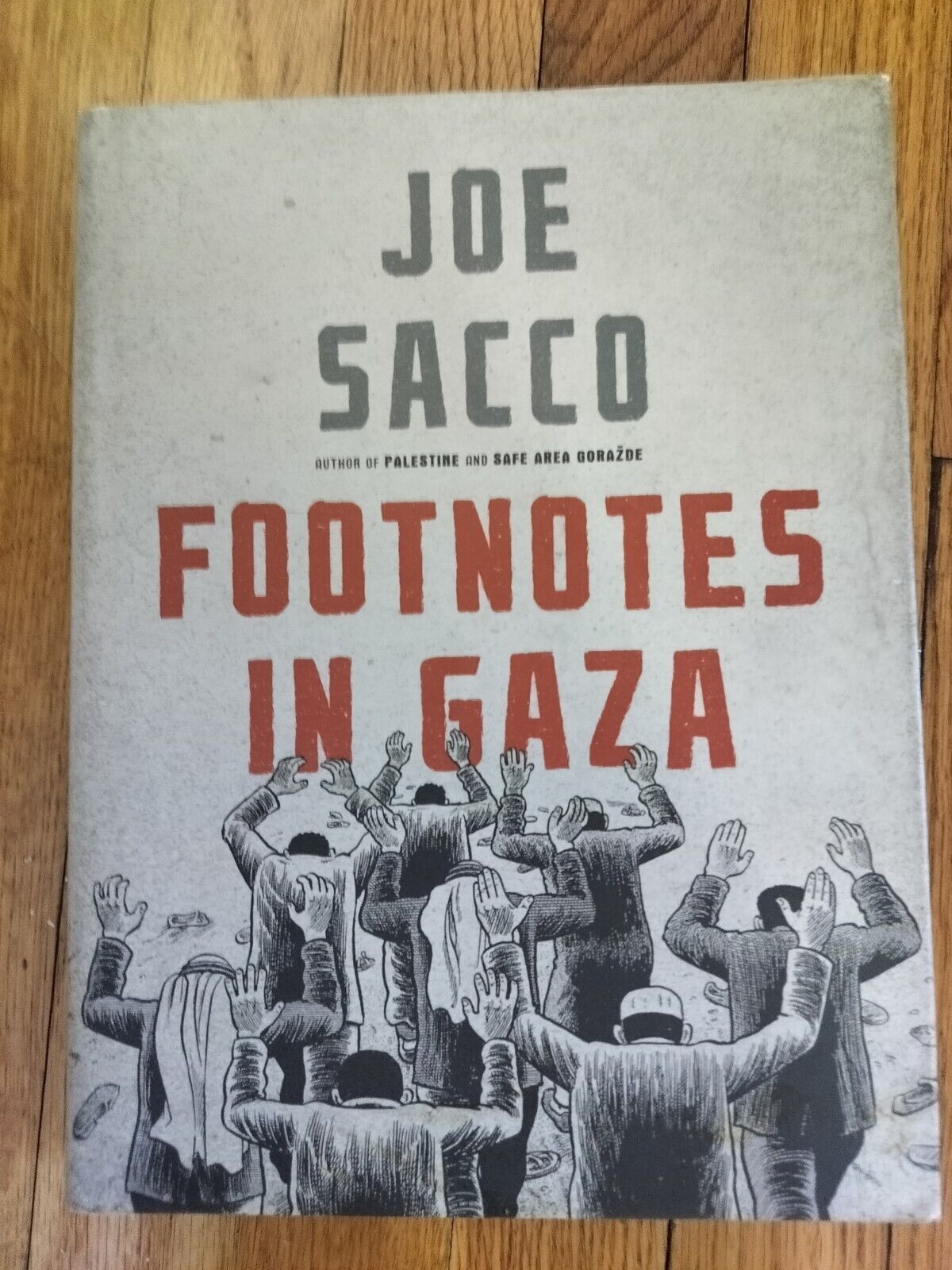 HARDCOVER RARE Footnotes In Gaza by Joe Sacco - Excellent Condition