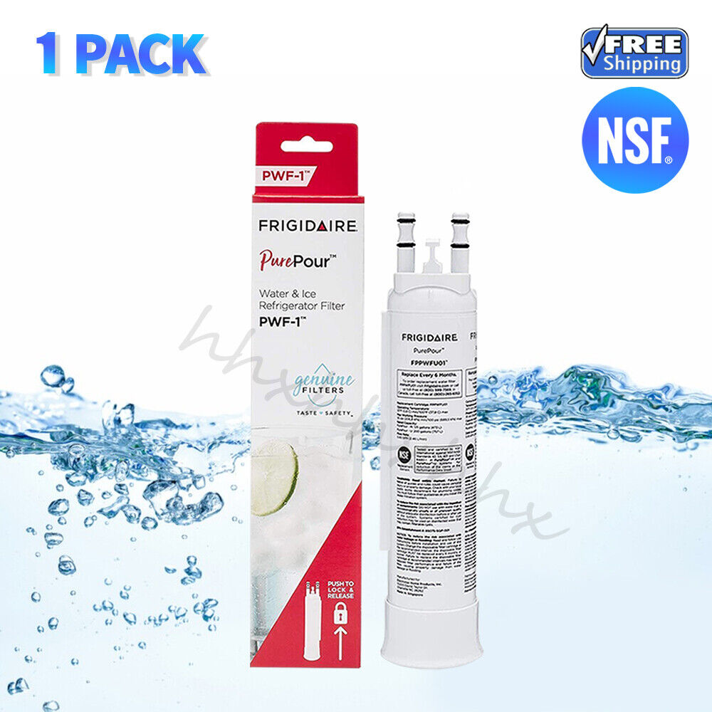 1 -4 PCS Frigidaire PWF-1 FPPWFU01 Refrigerator PurePour Water &Ice Filter New
