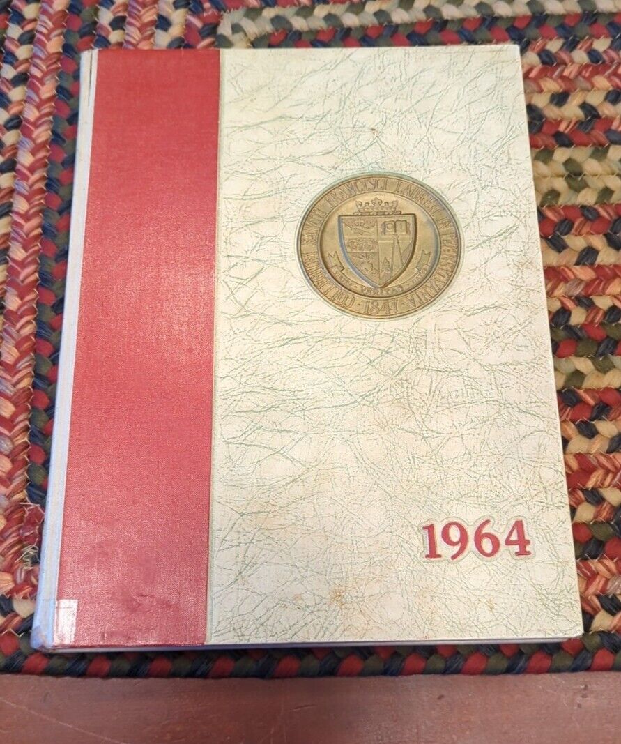 Vintage 1964 Bell Tower Saint Francis School College Yearbook Loretto, PA