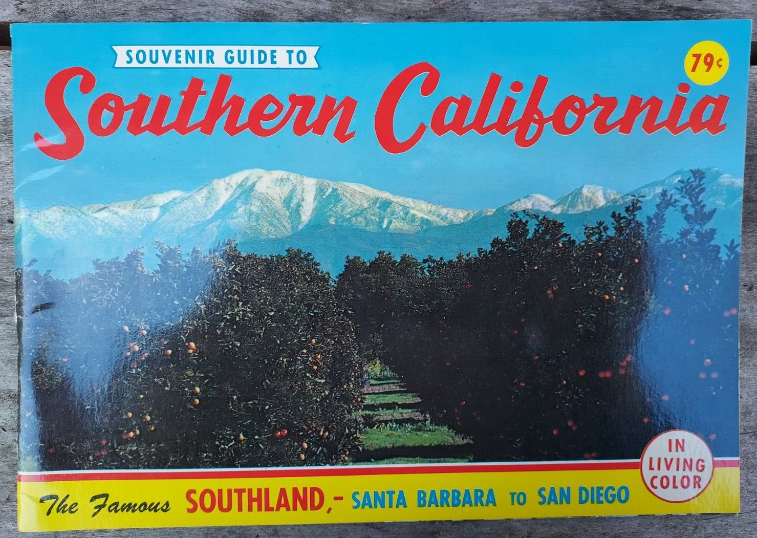 1970\'s Souvenir Picture Guide To Southern California Santa Barbara To San Diego