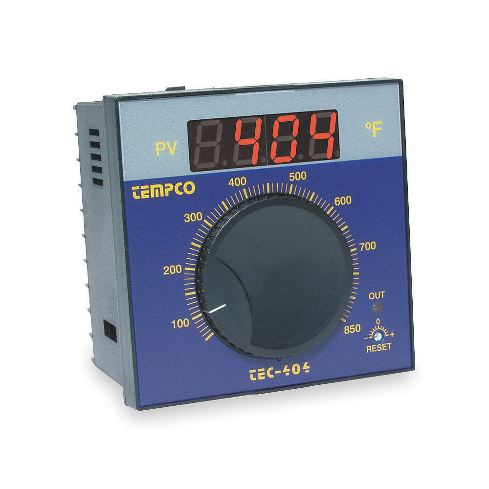TEMPCO TEC57403 Temp Controller,Analog,K,90-264V 3FXJ8