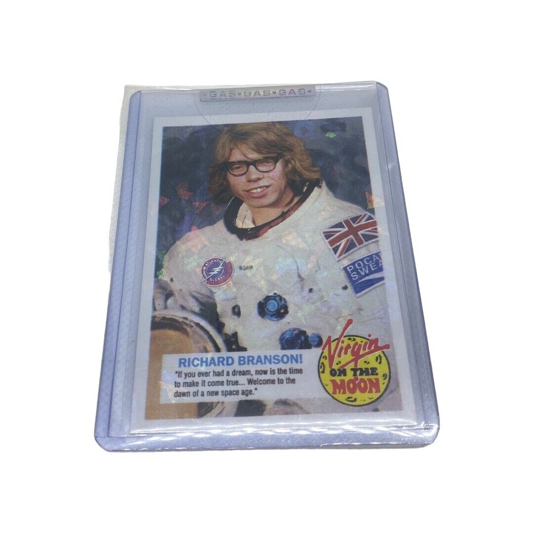 2021 G.A.S. Trading Card Richard Branson Rookie Card Space Ice /10 GAS Astronaut