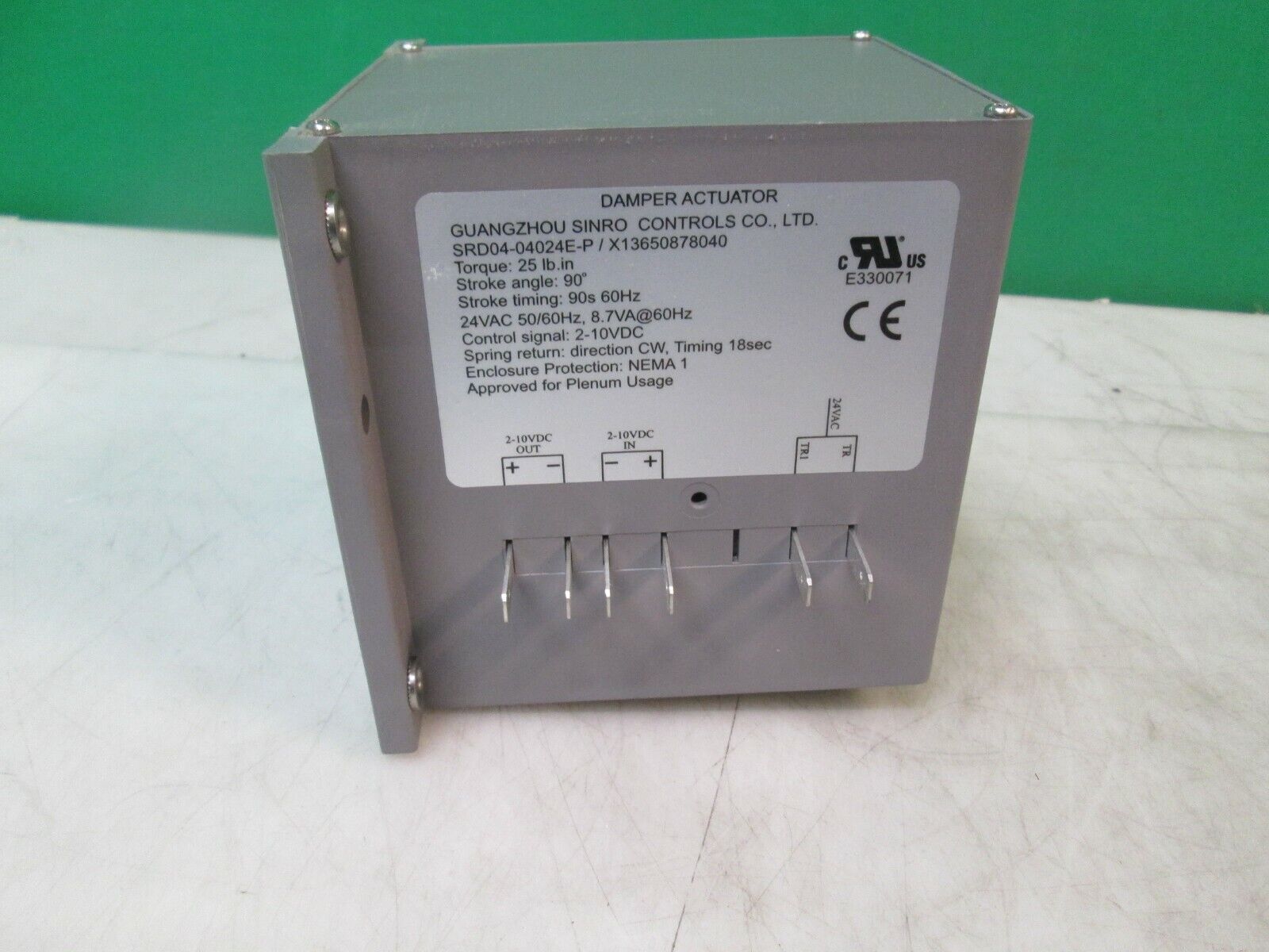 Trane SRD04-04024E-P Damper Actuator X13650878040 MOD01301 NEW