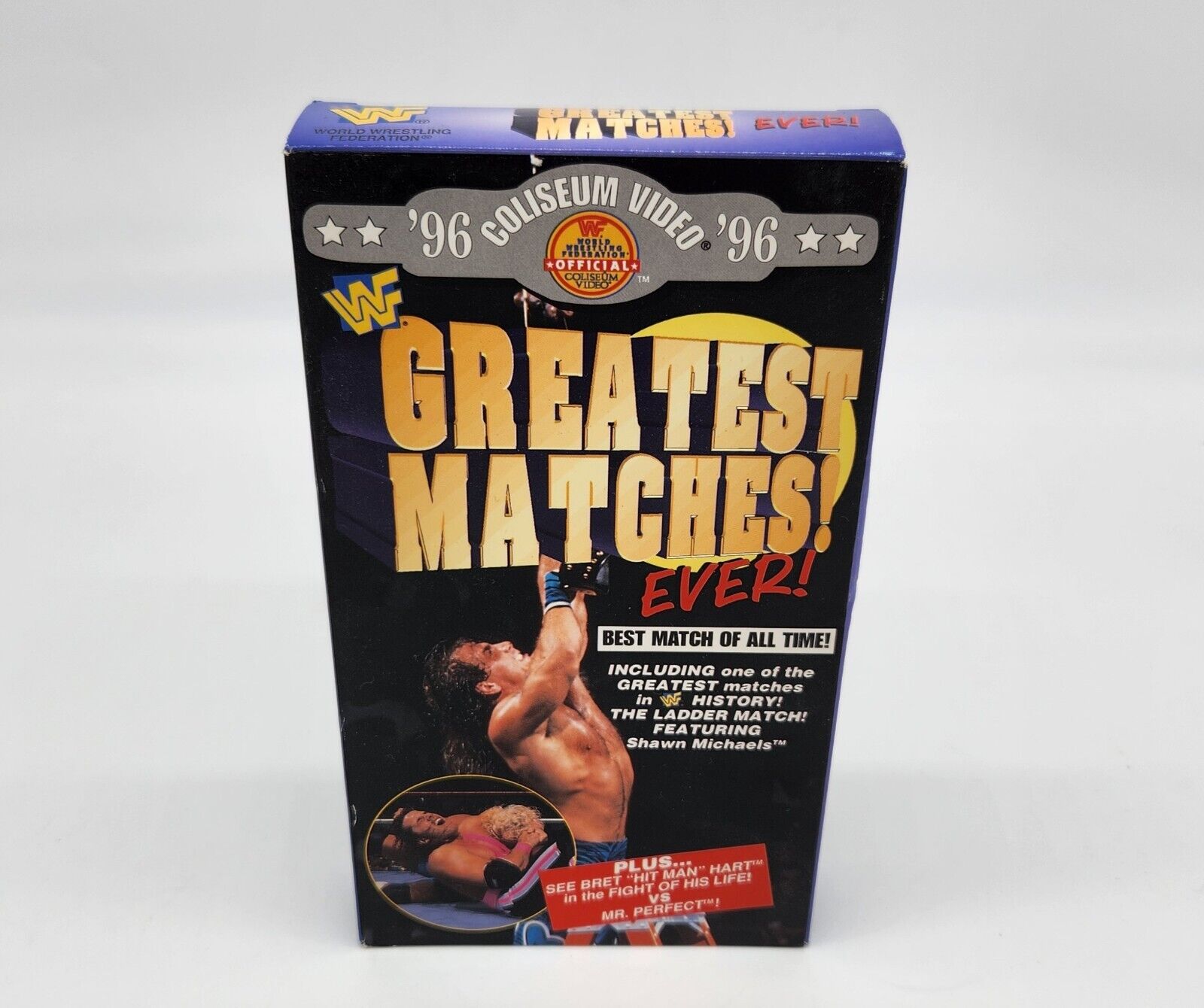 WWF Greatest Matches Ever 96 VHS RARE HTF Shawn Michael\'s Ladder Match 