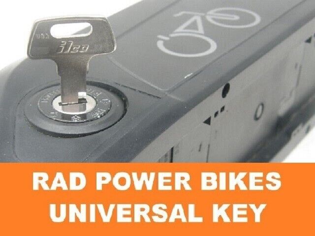 🔑 RAD Power Bikes Universal Battery Key RadRover RadMini Runner City Expand5 🔑