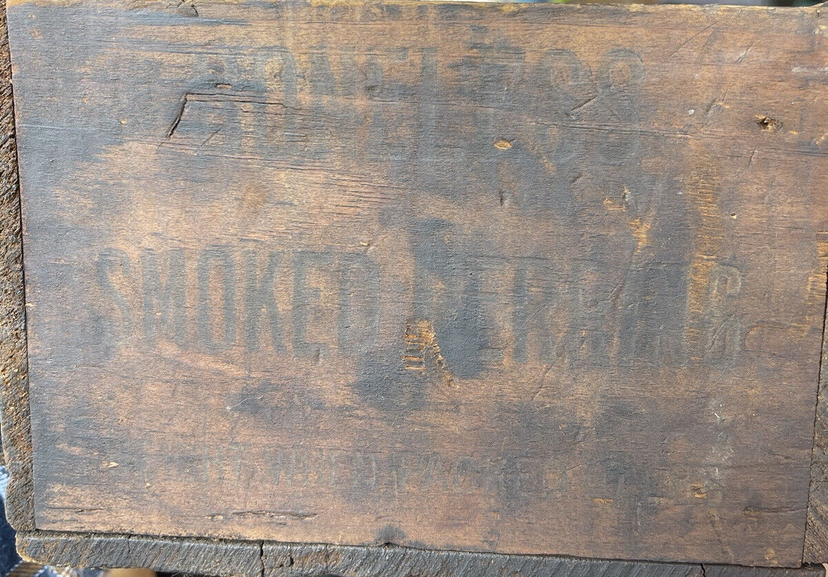 Vintage Smoked Herring Box