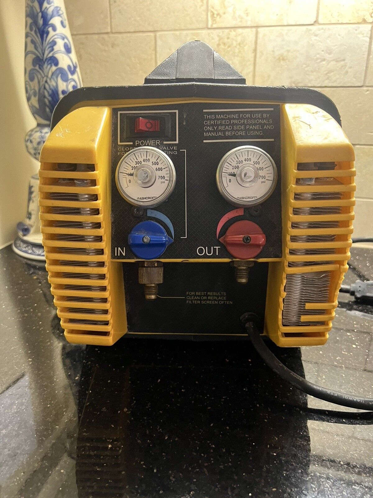 Appion G5 TWIN Refrigerant Recovery Unit Machine Not Working PARTS AS-IS REPAIR