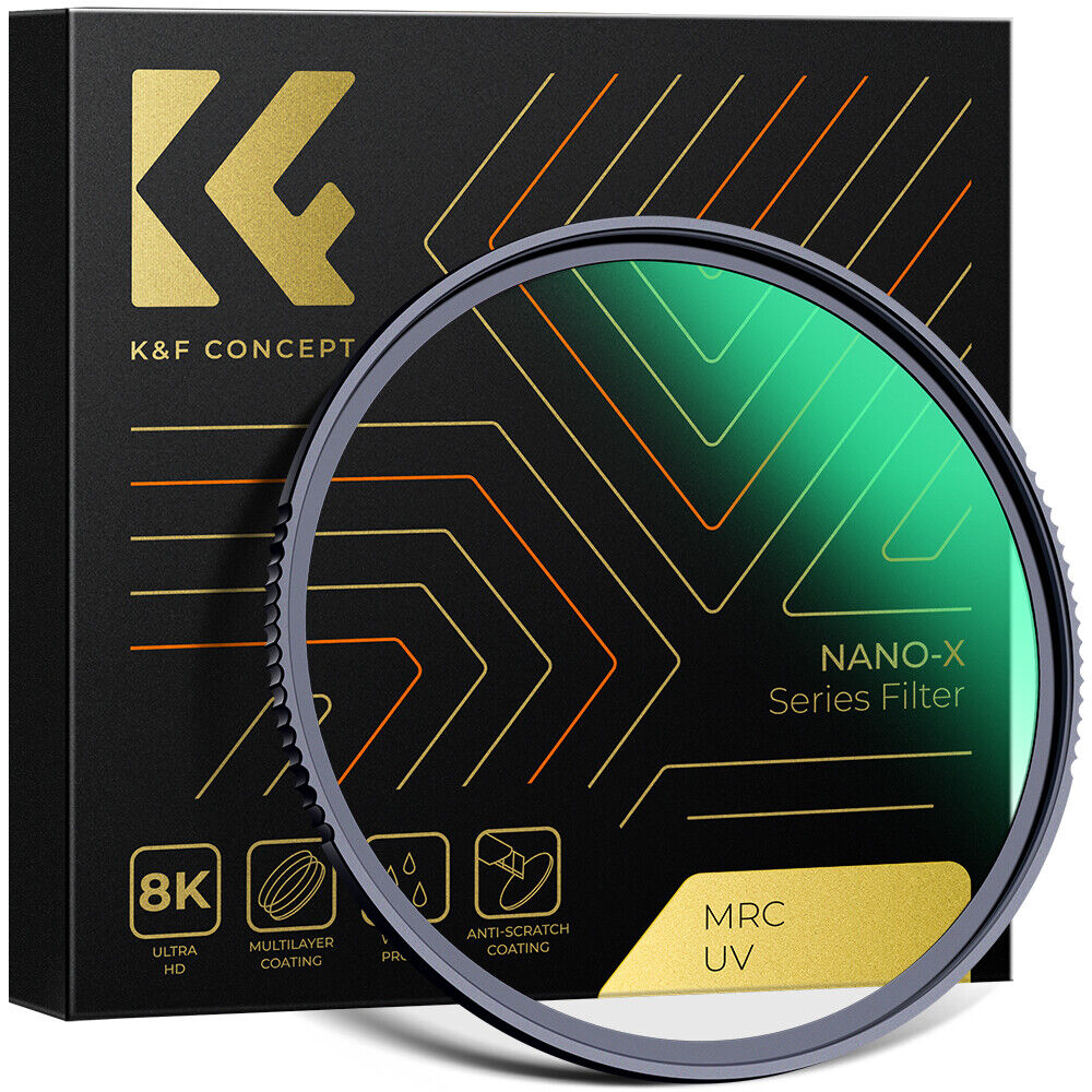 K&F Concept 37-127mm MC UV Protection Filter Multi Coated Ultra-Slim NANO-X