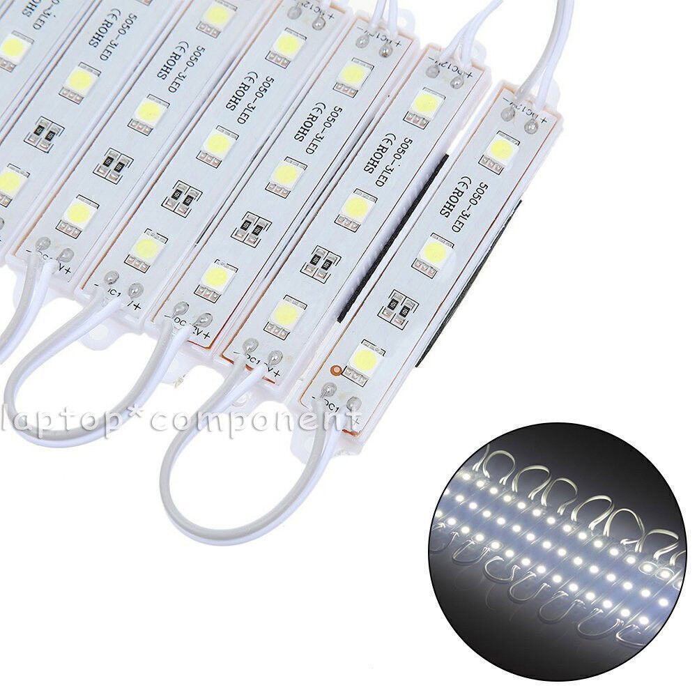 10~100ft 5050 SMD 3 LED Module Light Club Store Front Window Sign Decor Lamp Kit