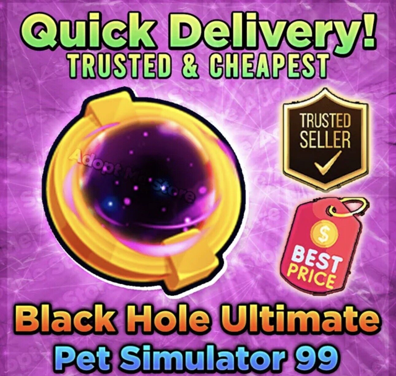 Pet Simulator 99. x1 BLACK HOLE -  PET SIM 99