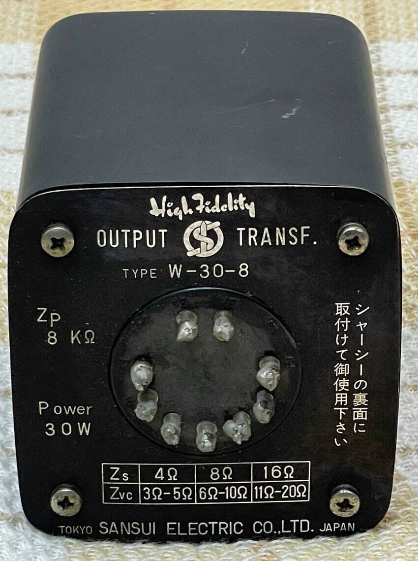 SANSUI W-30-8 Power Transformer USED JAPAN vintage tube amplifier analog audio