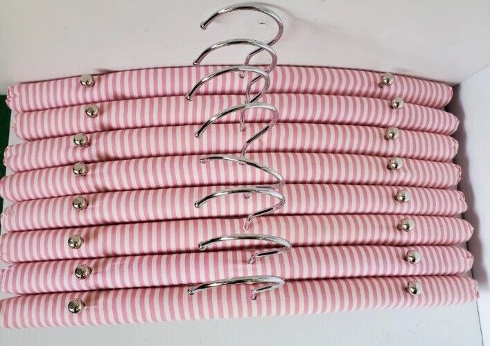 10 Vintage Victoria’s Secret Hangers Pink And White Padded