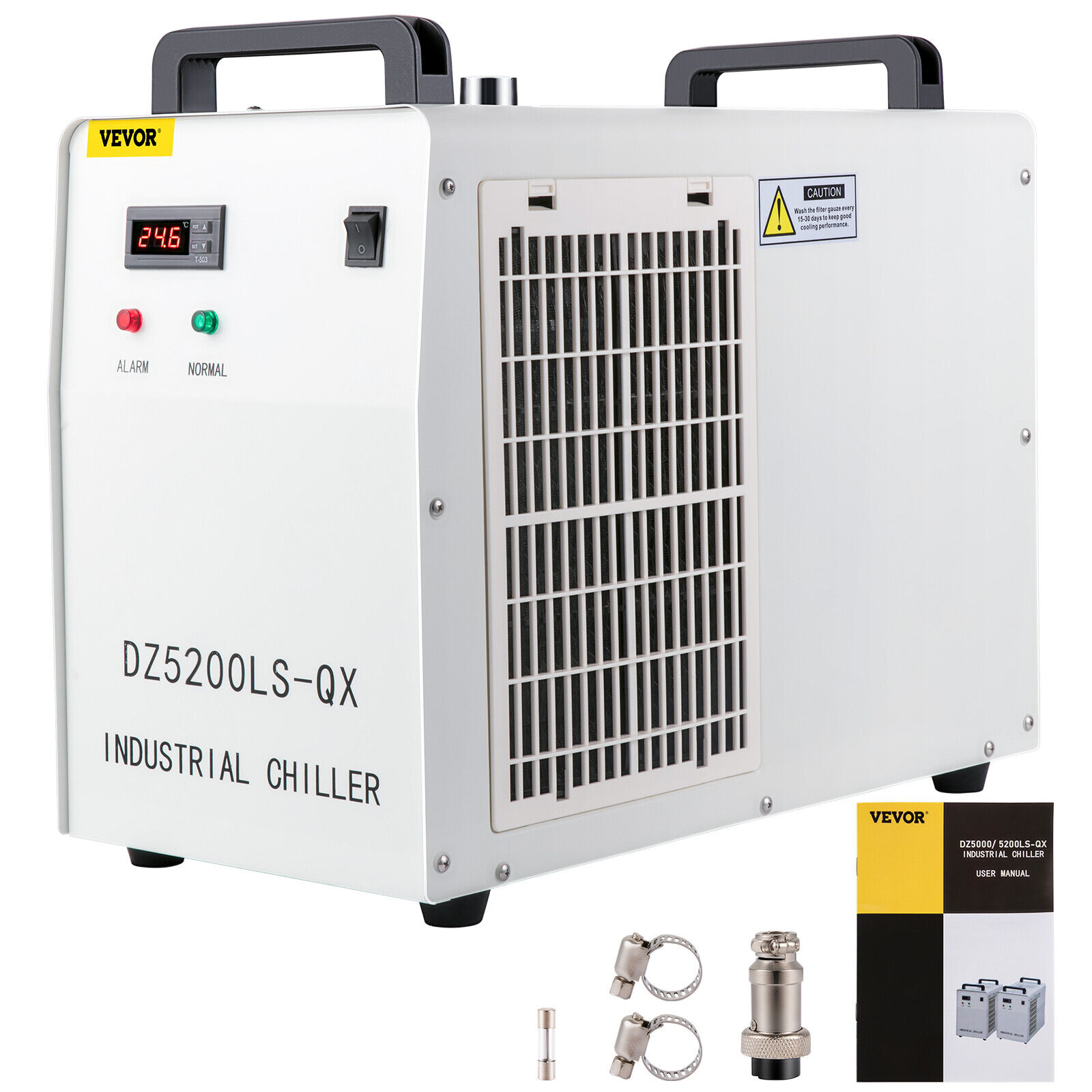 VEVOR 6L Water Chiller CW-5200 for 50W-150W CO2 Laser Tubes CO2 Laser Engravers