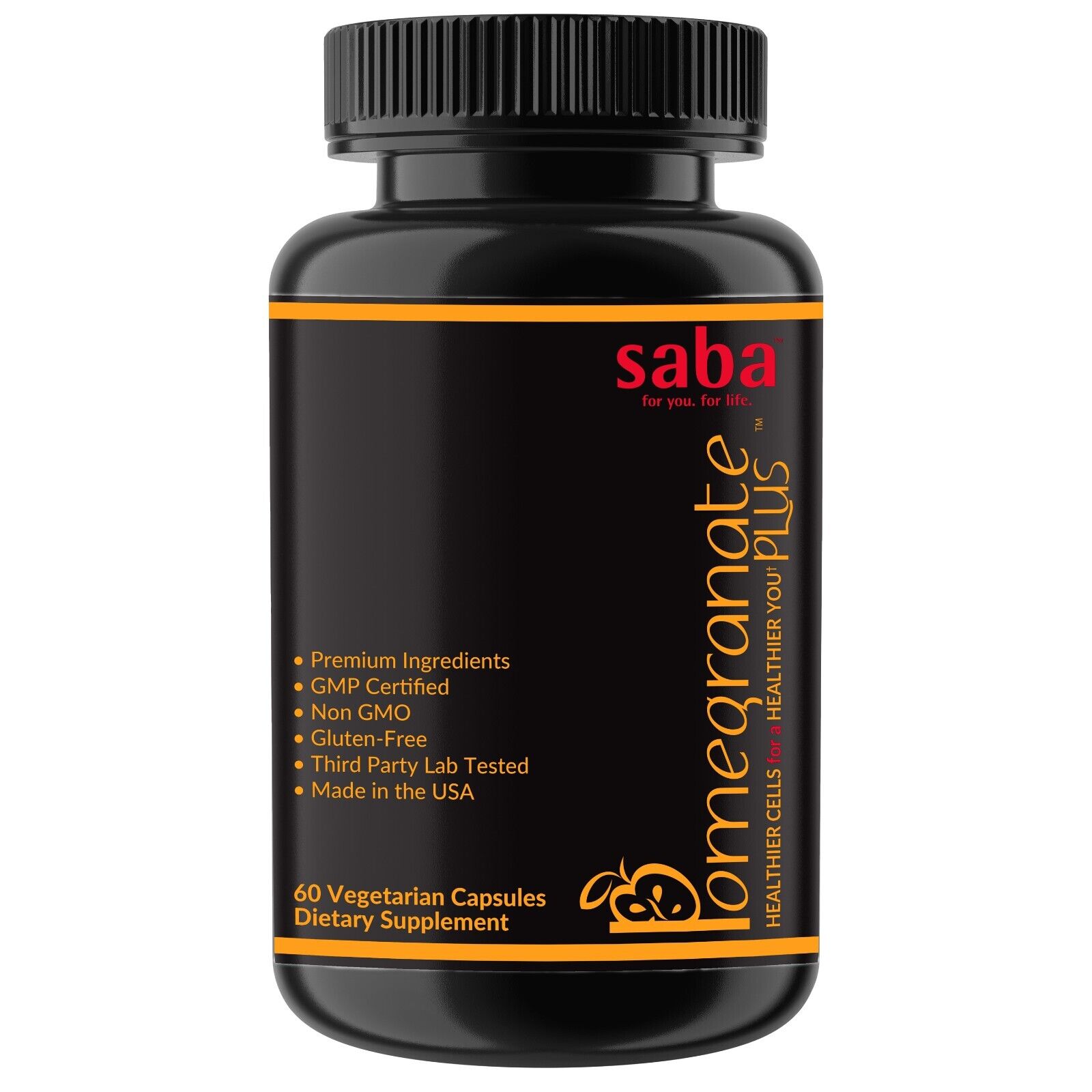 Saba Pomegranate PLUS - Powerful Nutrition, Antioxidants, & Stress Protector
