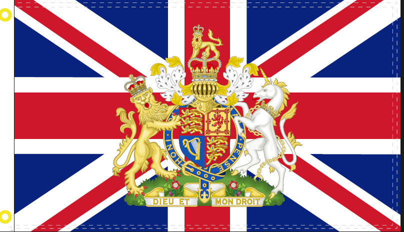 UNITED KINGDOM BRITISH ROYAL FAMILY UK CREST ENGLAND USA 3X5 COLLECTOR FLAG 007