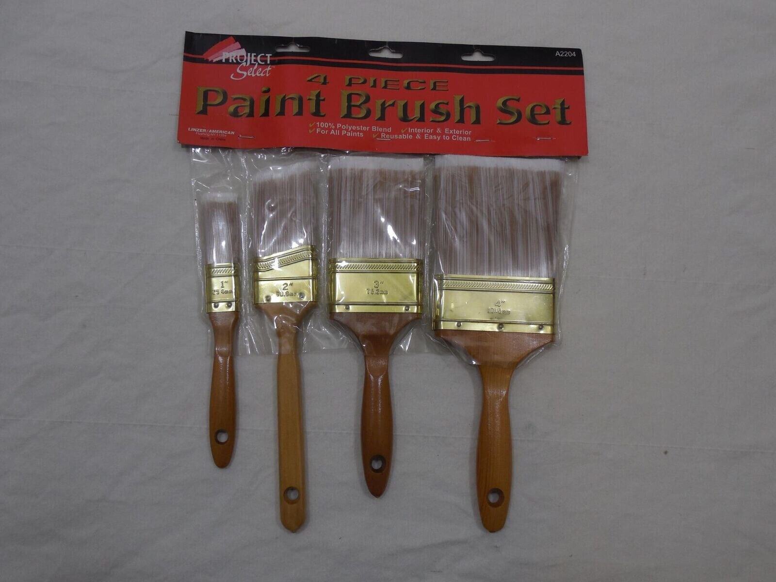 Linzer All Paint 4 piece Brush Set 1\