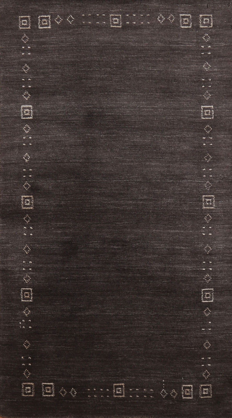 Stylish and Durable Gabbeh Accent Rug Hand-knotted Wool 3x5 ft.