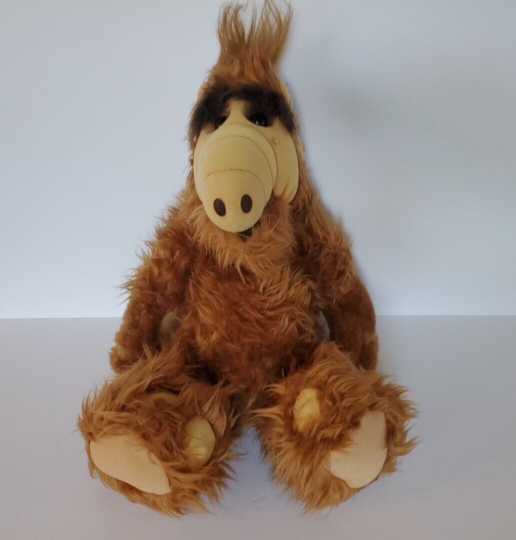 Vintage 1986 ALF 18” Plush Doll Coleco Alien Productions Stuffed Animal Toy