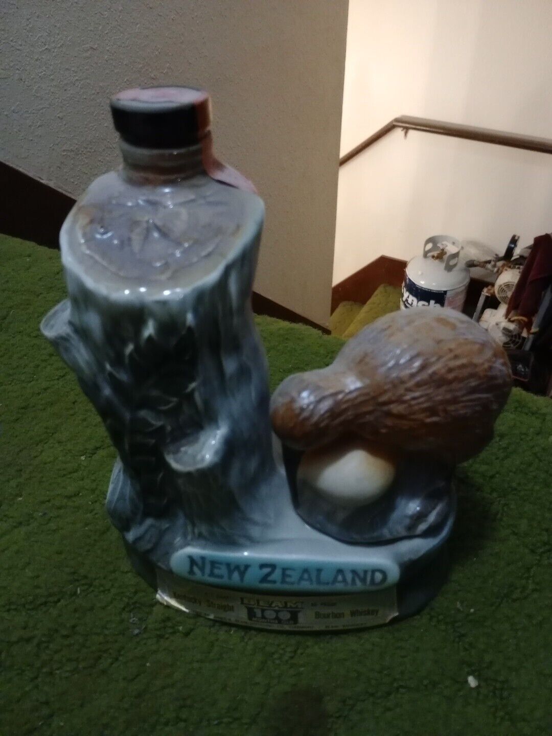 1974 Jim Beam New Zealand Kiwi Bird Decanter- Empty