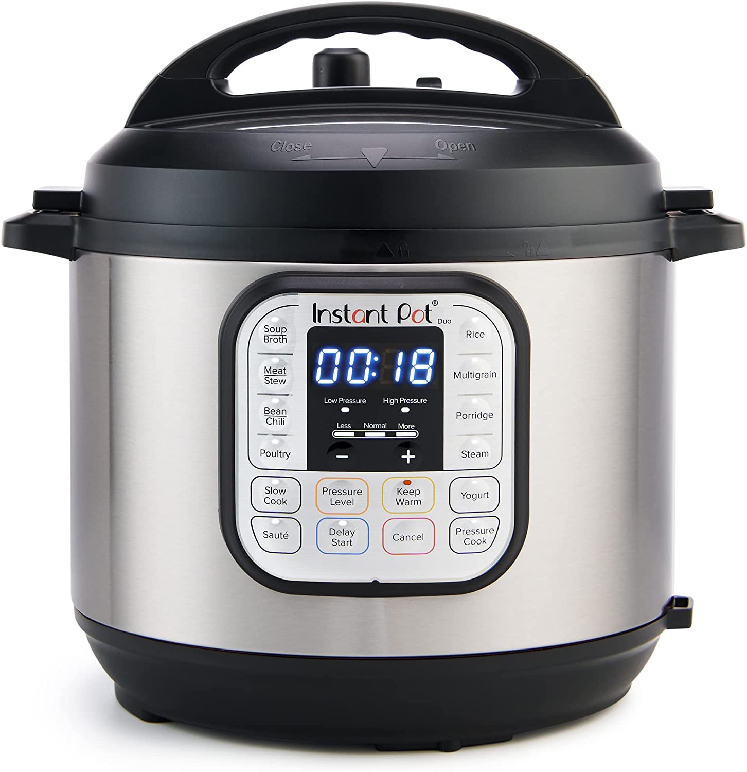 Instant Pot Duo Stainless Steel 7-in-1 Electric Digital Pressure Cooker - 3QT