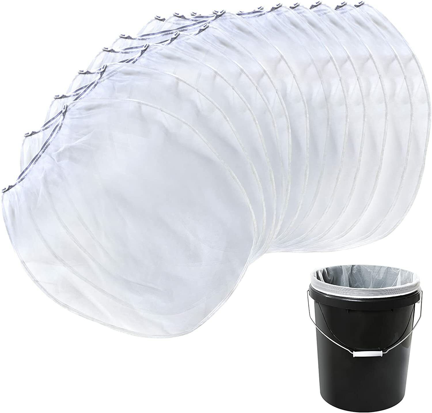 30 Pieces Paint Strainer Bags Include 30 Pieces 5 Gallon White Fine Mesh Filters
