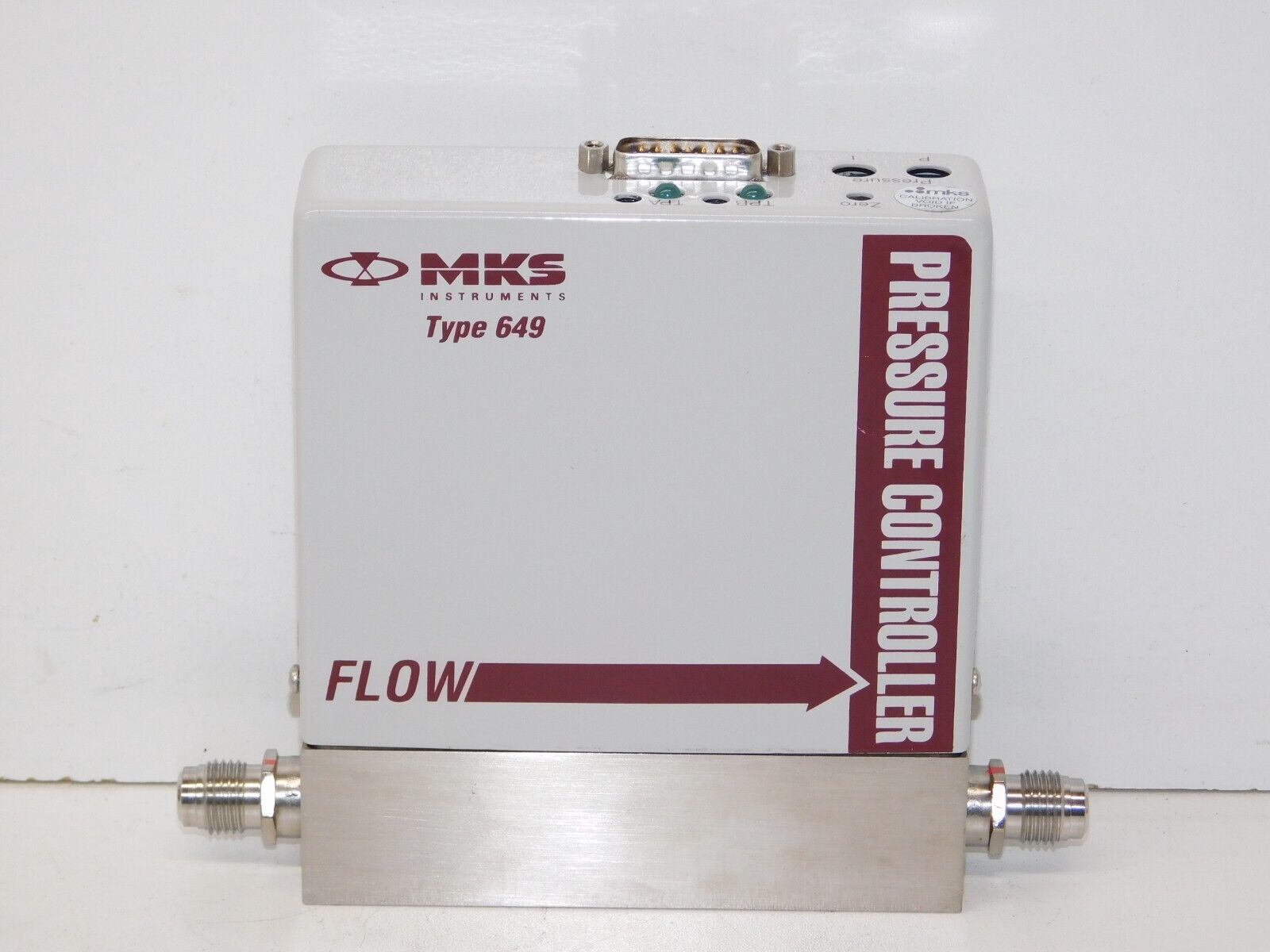 MKS Instruments 649A21T11CAVR Process Controller N2 Gas 10 SCCM Range 20 Torr