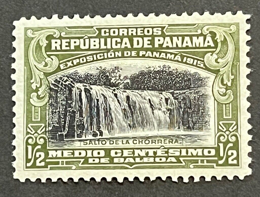Travelstamps: 1915 Panama Stamps 1/2c “Salto De La Chorrera” Mint MOGH